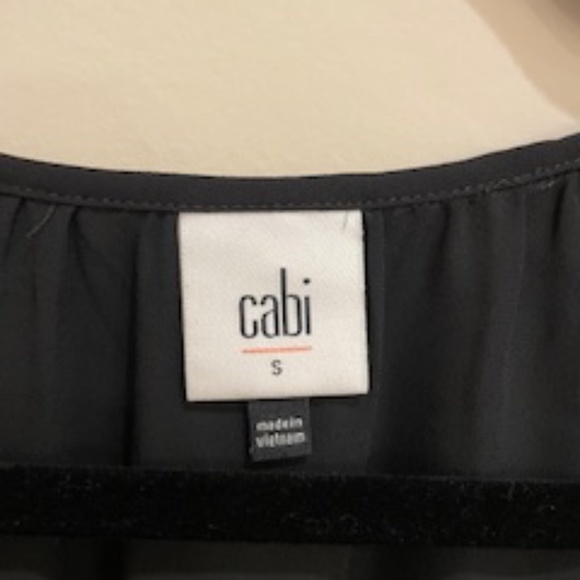Cabi #4338 - Long sleeve, black blouse. Size Small. - Picture 3 of 5